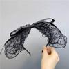 1 Piece Mesh Bow Headband Ladies Bridal Headband Tiara Romantic Ladies Wedding Hair Accessories Hairpin (Color : B) view 1