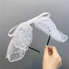 1 Piece Mesh Bow Headband Ladies Bridal Headband Tiara Romantic Ladies Wedding Hair Accessories Hairpin (Color : A) view 1