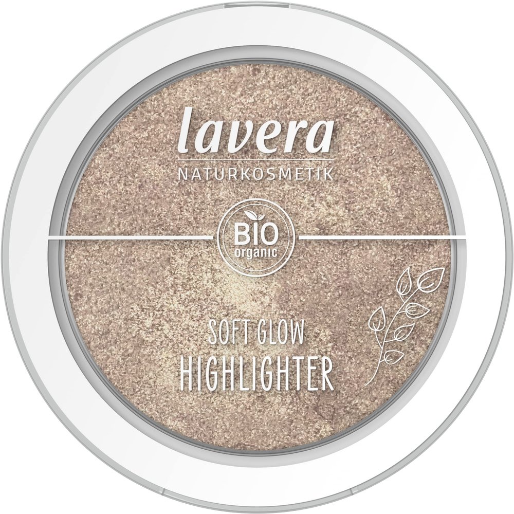 lavera Soft Glow Highlighter -Ethereal Light 02- nude - Bio-Mandell & Vitamin E - Vegan - schimmernd - Samtige Textur (1 x 5,5g)