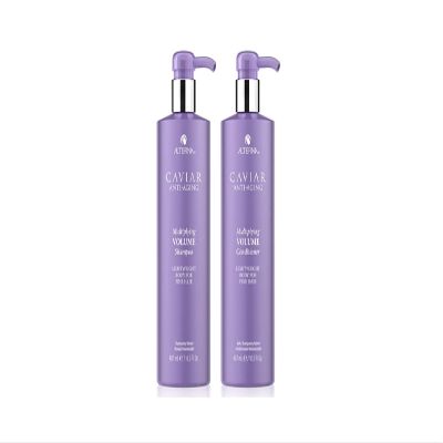 Alterna Caviar Anti-Aging Multiplying Volume Shampoo and Conditioner Jumbo Set, 16.5oz each | For Fine, Thin Hair | Create Instant Volume and Thickness | Sulfate Free