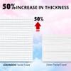 LOOKNOOK Disposable Face Towel, 50% Thicker, Soft for Sensitive Skin, Multipurpose Cleaning Cloth, 70 Count, 6 pack view 3