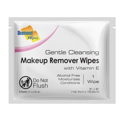 Diamond Wipes Face Wipes - Makeup Remover Wipes, 500 count