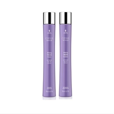 Alterna Caviar Anti-Aging Multiplying Volume Shampoo and Conditioner Standard Set, 8.5oz each | For Fine, Thin Hair | Create Instant Volume and Thickness | Sulfate Free