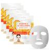 Skin 2.0 Vitamin C & Collagen Sheet Mask - Anti-Aging, Wrinkle & Age Spot Reducer, Hydrating & Moisturizing - Dermatologist Tested Korean Skincare, Clean Beauty, Cruelty-Free, All Skin Types - 5 Masks view 1