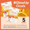 Skin 2.0 Vitamin C & Collagen Sheet Mask - Anti-Aging, Wrinkle & Age Spot Reducer, Hydrating & Moisturizing - Dermatologist Tested Korean Skincare, Clean Beauty, Cruelty-Free, All Skin Types - 5 Masks view 3