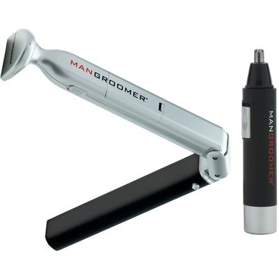 $10 Nose Trimmer Bundle Offer by MANGROOMER  Bundle Includes The Essential Back Hair Shaver and Professional Nose and Ear Hair Trimmer for just $5 Extra!