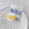 YQBUER Hairpins Candy Color Heart Hair Clip Children Bow Cute Girls Headwear Girls Hairpin Hair Accessories (Color : A) view 1