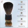 Pearl Shaving Synthetic Badger Shaving Brush- Resin Handle | Immitation Badger Hair | Classic Luxury & Elegant Shaving brush | 24mm Knot Size | Wet Shaving Accessory for Men | Father's day Gift view 3