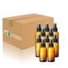1 oz Glass Bottle w/Black Fine Mist Top (48 Bottles, Amber) view 1