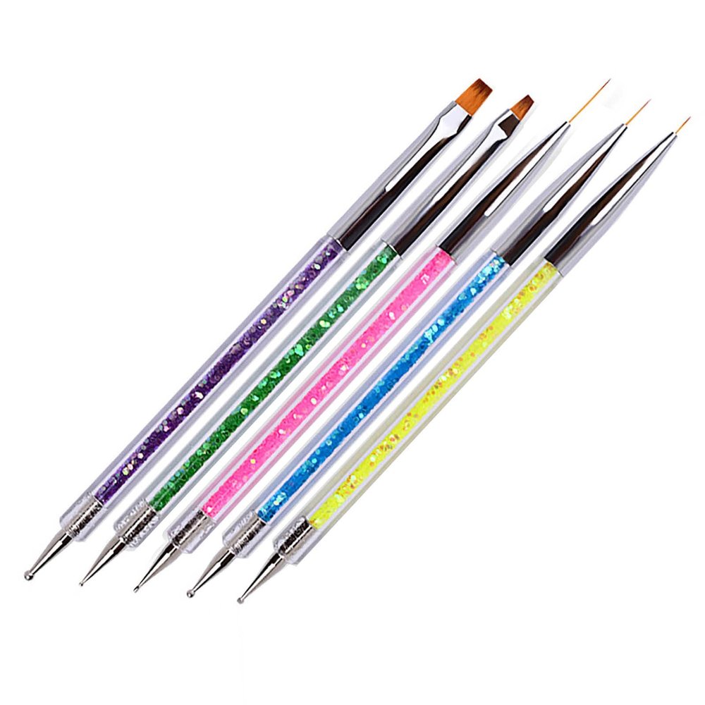 Face Steamer for Facial Deep Cleaning Home Brush Nail Nail And Design Nail Liner Nail Salon Dotting Tools5 Including Nail For Acrylic Pens Kit PCS Double-Ended Arts Makeup Spray