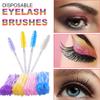 Eyelash Brush, YITOU Disposable Makeup Brushes Mascara Brushes Eye Lashes Brush Crystal Wands Applicator Kits for Eyelash Eyebrow Extensions, Spoolie Tool, Bristles view 2