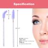 Eyelash Brush, YITOU Disposable Makeup Brushes Mascara Brushes Eye Lashes Brush Crystal Wands Applicator Kits for Eyelash Eyebrow Extensions, Spoolie Tool, Bristles view 3