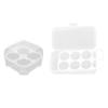 FOMIYES 2pcs Transparent Makeup Sponge Storage Boxes Lid Multi-grid Organizer for Cotton Pads and Cosmetics Sponges Holders for Tidy Spaces view 3