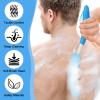 Leetye Mei Long Handled Shower Brush, Non-Slip Long Handle Bath Brush, Back Body Brush Gentle Exfoliating and Lather Well Deep Cleansing Long-Lasting for Body view 2