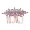 Beaupretty Wedding Hair Comb Rhinestone Accents Elegant Side Comb for Brides and Girls for Engagements Parties and Special Occasions Hs- view 1