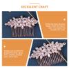 Beaupretty Wedding Hair Comb Rhinestone Accents Elegant Side Comb for Brides and Girls for Engagements Parties and Special Occasions Hs- view 4