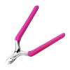 CGBE Cuticle Clipper Professional Cuticle Trimmer Remover Tools, Non-slip Silicone Handle Stainless Steel Alicates Para Manicura Profesional for Dry Skin (Rose) view 1