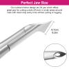 CGBE Cuticle Clipper Professional Cuticle Trimmer Remover Tools, Non-slip Silicone Handle Stainless Steel Alicates Para Manicura Profesional for Dry Skin (Rose) view 4