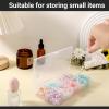 Cosics Press On Nail Storage Box, 3PCS 10-Grid Acrylic Nail Tip Organizer Box, 10 Spaces Empty Clear Plastic Numeral Vitamins Pill Box, Nail Case Container for Crystal Jewelry Nail Art Accessories view 3