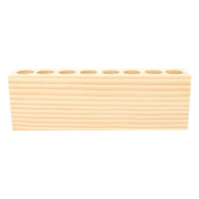 FOMIYES Cosmetic Lipstick Stand Cosmetic Vanity Organizer Lipstick Tower Wood Makeup Containers Case L Brackets for Shelves Household Rack Wooden Lip Gloss Storage Box