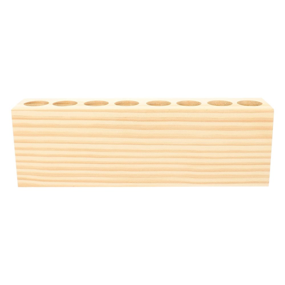 FOMIYES Cosmetic Lipstick Stand Cosmetic Vanity Organizer Lipstick Tower Wood Makeup Containers Case L Brackets for Shelves Household Rack Wooden Lip Gloss Storage Box