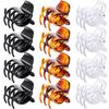 12 Pcs Hair Claw Clips, 1.381.381.57inch Medium No-Slip Grip Jaw Claw Clips for Women & Girls Hair Barrettes Accessories (Black, Brown, Clear) view 1