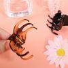 12 Pcs Hair Claw Clips, 1.381.381.57inch Medium No-Slip Grip Jaw Claw Clips for Women & Girls Hair Barrettes Accessories (Black, Brown, Clear) view 3