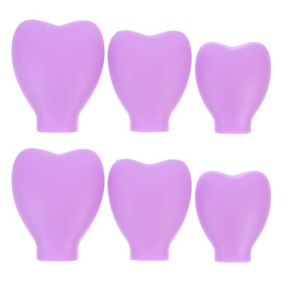 Beaupretty Makeup Brush Protective Cover Silicone Brush Covers Variety Sizes for Your Needs