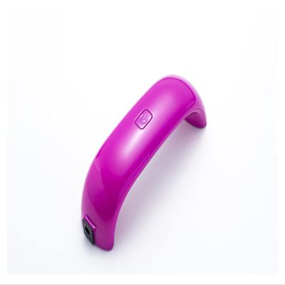 9W Mini Nail Dryer USB LED UV Lamp For Curing Nail Dryer Gel Polish Dryer Lamp Led Rainbow Nail Lamp For Nail Art Manicure Tools (Color : Rose)