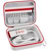 Case Compatible with Wahl Professional Peanut Hair and Beard Clipper Trimmer #8655 8685 8663 8331 08655-3901. Hair Clipper Organizer Holder for Attachment Comb,Oil,Blade Guard (Box Only)-White view 1