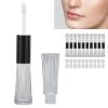 10pcs Empty Lip Gloss Tubes Transparent Lip Balm Containers Tubes DIY Cosmetic Reusable Refillable Lipstick Container for Home and Travel view 2