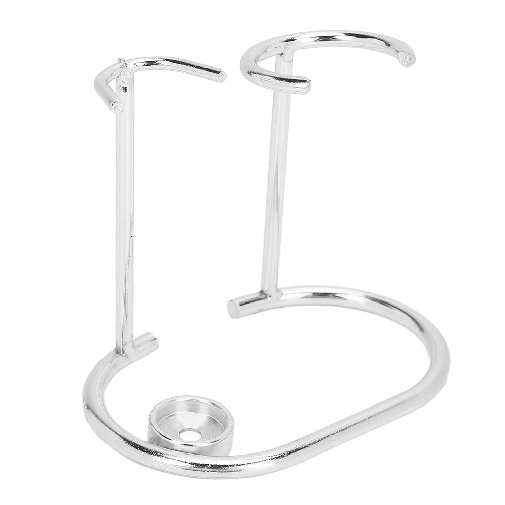 Ymiko Stand, Stainless Steel Modern Design Rustless Small Portable Shaving Brush Holder Stand
