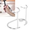 Ymiko Stand, Stainless Steel Modern Design Rustless Small Portable Shaving Brush Holder Stand view 3