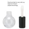 10Pcs 5ml Empty Lip Gloss Tubes Containers Cute Ball Type Plastic Refillable DIY Lip Gloss Bottle, Reusable Empty Bottle Tube Container for Home and Travel view 3