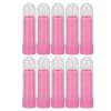 10pcs Lipstick Tube 9mm Refillable Cute DIY Empty Lip Balm Container Mini Lipstick Empty Tube Round Lipstick Tube with Tight Lid Light Pink view 1
