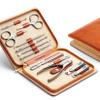 MR.GREEN Manicure Set 12 in 1 Multi-Function Nail Clippers Personal Care Tool Kits Stainless Steel Pedicure Sets with Leather Case Idea Gift (12Pcs Set) view 1