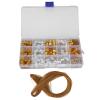 161pcs Hair Braid Loops Dreadlock Accessories Beads Metal Braids Loops Cuffs Clips for Hair Decorations Men Women view 1