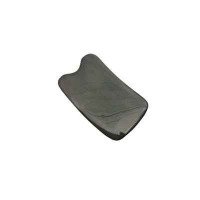 EXCEART Buffalo Horn Scraping Board and Gua Tool Handheld Scraping Plate for Relaxation and Skin Care Lightweight and Black Horn Material