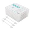 Pilipane Pointed Tip Cotton Swabs, Double Pointed Tip Cotton Swabs, 55pcs Double Tipped Cotton Swabs with Tissue Sticks for Makeup Washing Pet, Multipurpose Accurate Double Tipped Cotton Swabs view 1