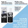 The Eye Doctor Lid Cleanser Twin Pack - Eyelid Cleanser Remove Debris Dirt & Make-up from Eyelids - Suitable for Sensitive Eyes - Contains Argan Oil Coconut Oil & Micellar Water 2X 100ml Bottles view 3