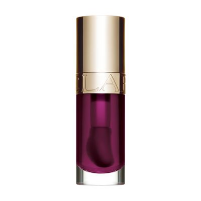 Clarins Lip Comfort Oil | Soothes, Comforts, Hydrates and Protects Lips | Sheer, High Shine Finish | Visibly Plumps | 93% Natural Ingredients | Organic Sweetbriar Rose Oil, Rich in Omega-6 and Omega-3