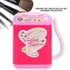 Simulation Mini Makeup Brush Cleaner Electric Make up Sponge Puff Cleaner Device Automatic Cosmetic Tool Children Toy Gift, Makeup Washing Machine Brush CleanersMakeup Brushes & Tools(Rose Red) view 4