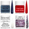 SHEBA NAILS Glitter Dip Powder Patriotic Nail Art Variety Kit- 1/4 oz Jar Each Candy Apple Red, Navy, Glitterize Winter White, & Liberty Custom Glitter Mix view 1