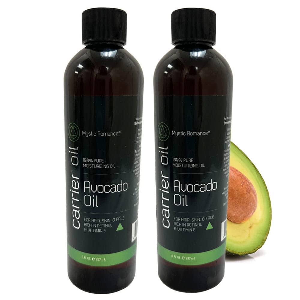 2 PC Avocado Oil Pure Natural Moisturizing Oil Vitamin E Retinol Hair Skin Face