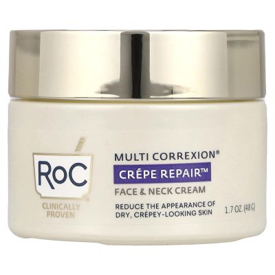 Roc Multi Correxion, Crepe Repair, Face & Neck Cream, 1.7 oz (48 g)