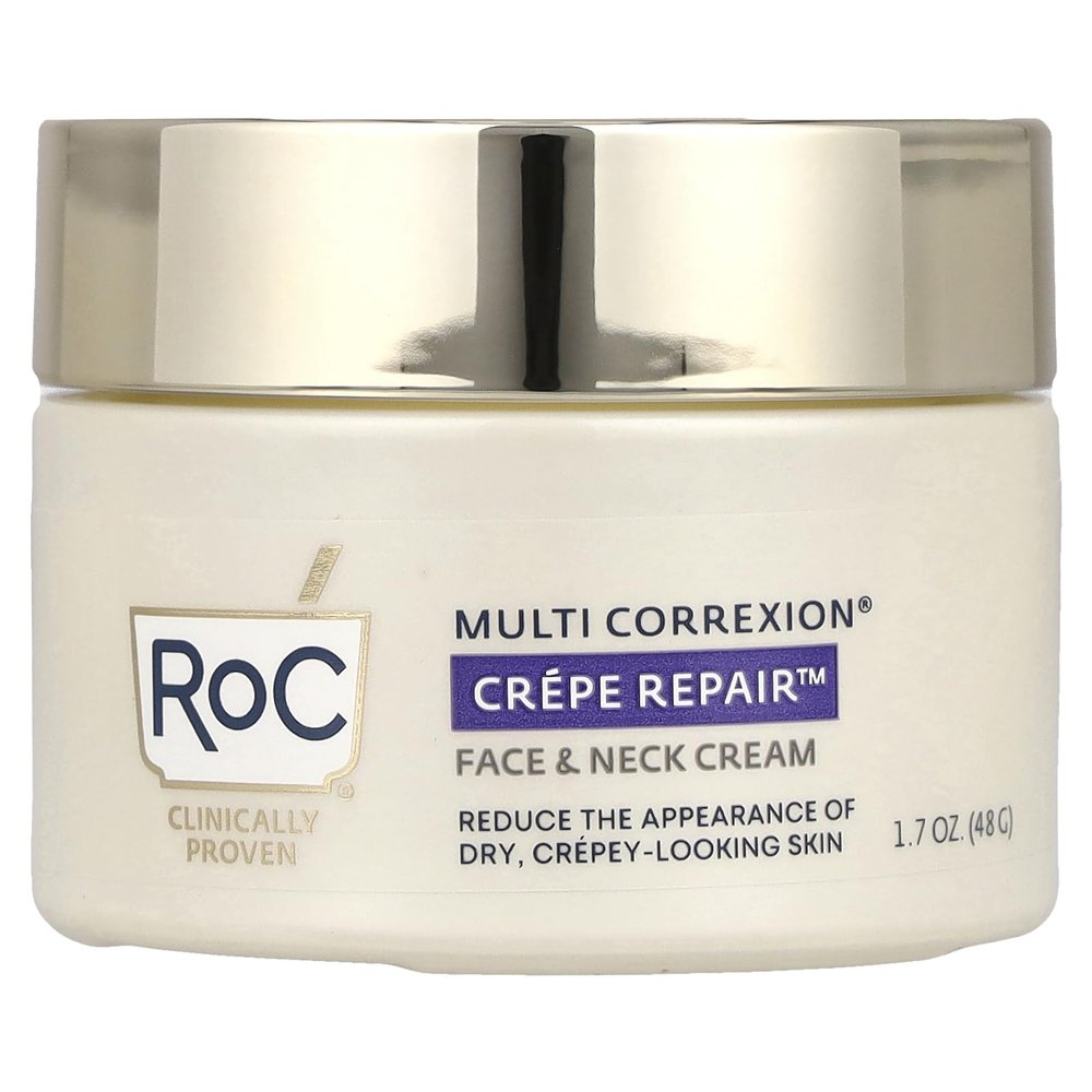 Roc Multi Correxion, Crepe Repair, Face & Neck Cream, 1.7 oz (48 g)