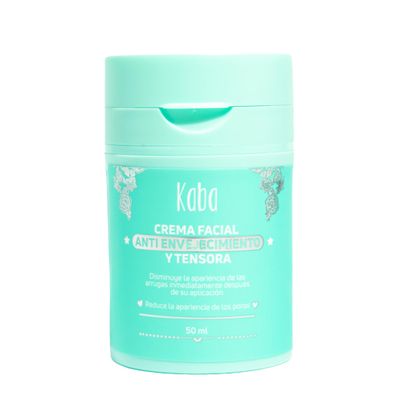 D'Luchi Kaba Skin Tightening Cream with Hyaluronic Acid & Collagen, Anti-Aging and Moisturizer for Face, Improves Wrinkles, Provides lifting and firming for sagging skin - 1.7 Oz / 50 ml