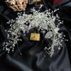 Bride Flash Crystal Tiara Sweet Hair Hoop Rhinestone Headbands Style Tiara Wedding Hair Accessories view 3