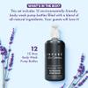 Terra Pure Infuse Lavender Mint Body Wash Bulk Set | Spa Collection | Hotel Amenities in Pump Bottle | 10.14 oz (Case of 12) view 4