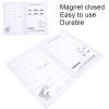 Eyelash Storage Case, Eyelash Display Book Lash Organizer Eyelash Case Makeup Eyelash Display Board Empty Eyelashes Storage Box Eyelashes Sample Catalog Display Card for Women view 2